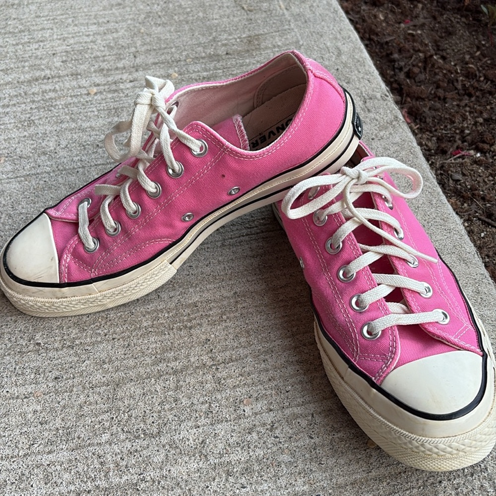 Converse Pink Low Top Sneakers
